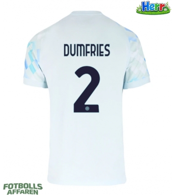 Inter Milan Denzel Dumfries #2 Bortatröja 2025-26 Kortärmad